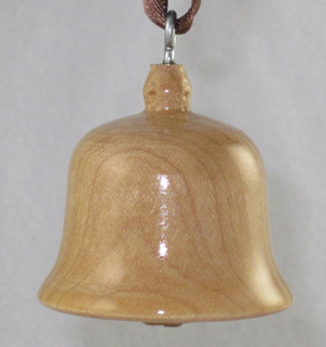 Maple Bell Woodturned Christmas Ornament Stow Woods